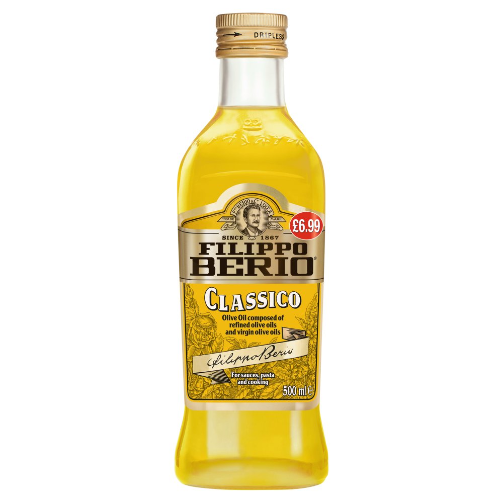 6 X FILIPPO BERIO CLASSICO OLIVE OIL 500ML
