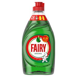 10 X FAIRY WASHING UP LIQUID 380ML £1.29PM