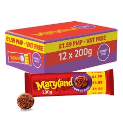 12 X MARYLAND COOKIES DOUBLE CHOCOLATE £1.29PM