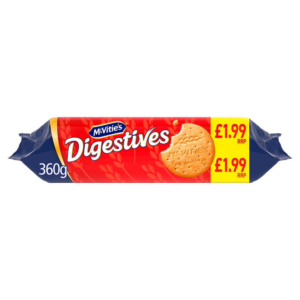 12 X MCVITIES DIGESTIVES 400G £1.89PM