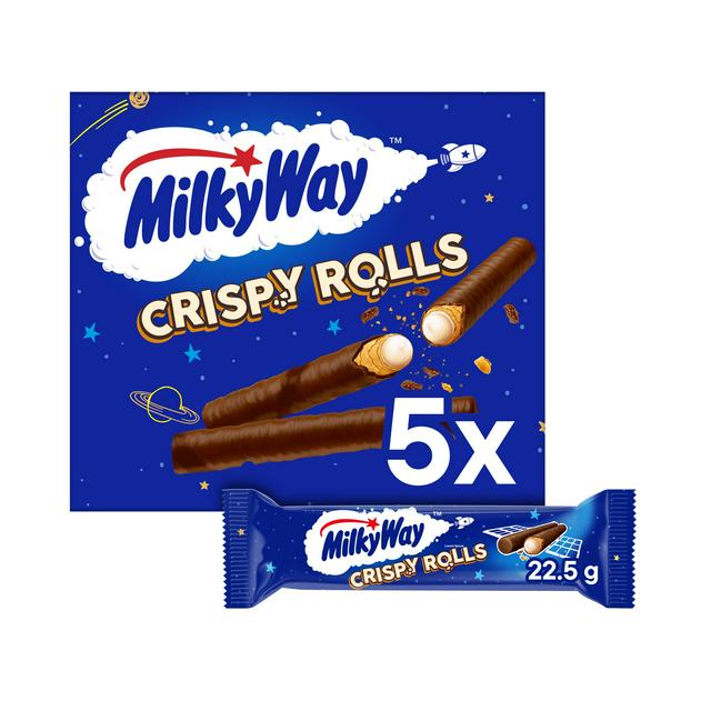 15 X 5PK MILKYWAY CRISPY ROLL 22.5G