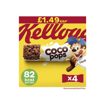10 X KELLOGGS COCO POPS BARS 20G 4PK